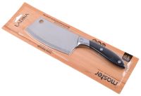 Миниатюра: Нож-топорик нерж. 12см (L25см с ручкой), клепаная пласт. ручка LaDina