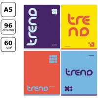 Миниатюра: Тетрадь 96л клетка BG Monocolor. Trend асс.