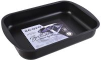 Миниатюра: Противень ал. 395*270*65мм, а/п SCOVO Brilliant серый (7)