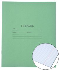 Миниатюра: Тетрадь 12л клетка ХАТ Зелёная ECO