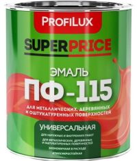 Миниатюра: Эмаль ПФ-115 1,9кг белая универсальная алкидная полуматовая SUPERPRICE (6)