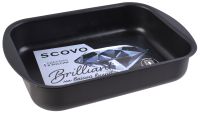 Миниатюра: Противень ал. 290*200*50мм, а/п SCOVO Brilliant серый (8)
