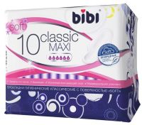 Миниатюра: Прокладки гигиен. 10шт BIBI Maxi Soft Классик ( 6к. )