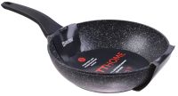 Миниатюра: Сковорода ал. 240мм, пласт. ручка soft touch, а/п индукция GRETT HOME Гранит Induction (4)