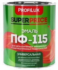 Миниатюра: Эмаль ПФ-115 1,9кг синяя универсальная алкидная полуматовая SUPERPRICE (6)