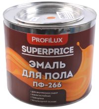 Миниатюра: Эмаль ПФ-266 1,9кг желто-коричневая алкидная глянцевая SUPERPRICE (6)