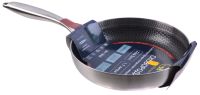 Миниатюра: Сковорода нерж. 220мм, без крышки, сотовое а/п Hybrid Non-stick, нерж. ручка