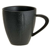 Миниатюра: Кружка 360мл фарфор, черная FLAT WHITE collection
