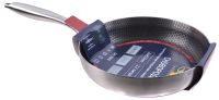 Миниатюра: Сковорода нерж. 240мм, без крышки, сотовое а/п Hybrid Non-stick, нерж. ручка
