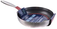 Миниатюра: Сковорода нерж. 260мм, без крышки, сотовое а/п Hybrid Non-stick, нерж. ручка