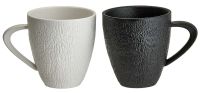 Миниатюра: Набор чайный 2пр фарфор 360мл Flat White collection