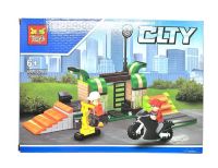 Миниатюра: Конструктор City 4в1 Шиномонтаж 238дет. 28.9*4.5*21см коробка GT-148-1
