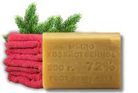 Миниатюра: Мыло хозяйственное 200гр 72% Wikky Темное @