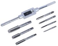 Миниатюра: Набор инструментов 8пр (метчики 7шт, воротник для метчиков) на блистере М3-М12 ЕРМАК