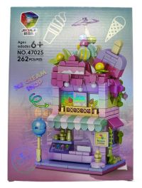 Миниатюра: Конструктор City Ice cream Shop 262дет.  28*5,5*20см коробка 47025