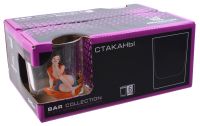 Миниатюра: Набор стаканов 6шт 250мл стекло Pin-up girls