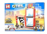 Миниатюра: Конструктор Cities 4в1 Пожарный штаб 258дет. 34*5.5*24см /коробка MG1566-D