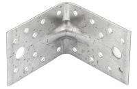Миниатюра: Уголок крепежный 70*70*55мм, усиленный t1,7мм, отверстия d5мм и d11мм цинк Сибртех