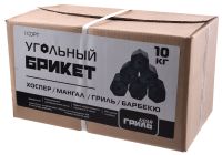 Миниатюра: Брикеты древесные 10кг (горение до 6ч)@