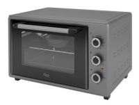 Миниатюра: Духовка 1500Вт, 40л, 2 противня+решетка, цвет серый Oasis