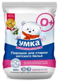 Миниатюра: Порошок стиральный 800гр универсал Умка детский