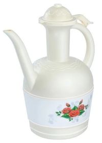 Миниатюра: Кувшин (кумган) пласт. 2,4л, пласт. крышка, бежевый