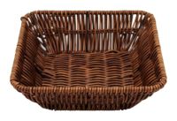 Миниатюра: Корзинка плетеная 20*20*7см, квадратная