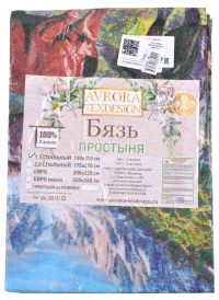 Миниатюра: Простыня 1,5 спальная (150*215см) Бязь люкс@