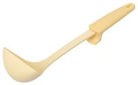 Миниатюра: Ложка разливательная (половник) нейлон 33см, резин. ручка MARMITON Milky