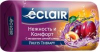 Миниатюра: Мыло туалетное 90гр ECLAIR Нежность и комфорт (Слива)