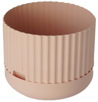 Миниатюра: Кашпо пласт. 2,5л, прикорневой полив, с поддоном Эффект персик (12)