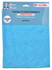 Миниатюра: Тряпка для пола 50*60см микрофибра, бирюзовая Happy Panda