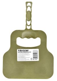 Миниатюра: Веер для мангала (опахало) пласт. 32*21см, пласт. ручка BOYSCOUT