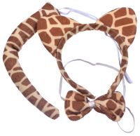 Миниатюра: Ободок карнавальный Леопард +хвост+бабочка, пласт+ткань