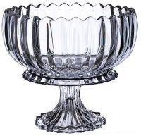 Миниатюра: Ваза сервировочная на ножке 22*20см стекло