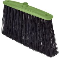 Миниатюра: Метла плоская пласт. 70*320*155мм, без черенка, гибкая щетина, распушенный ворс Freestyle зеленая