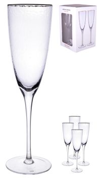 Миниатюра: Набор фужеров 4шт 280мл стекло под хрусталь