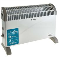 Миниатюра: Обогреватель 2000Вт эл., конвекторный, 3 режима, климат-контроль, защита от перегрева Delta