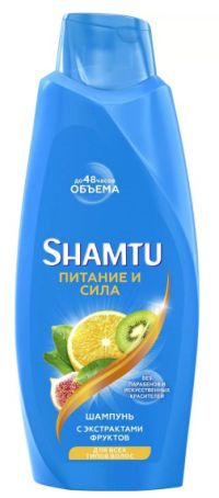 Миниатюра: Шампунь 500мл SHAMTU Питание и сила с экстрактами фруктов (12)