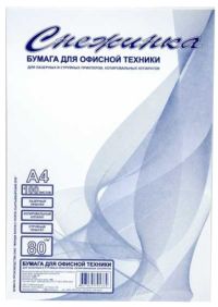 Миниатюра: Бумага А4 100л 80гр Снежинка