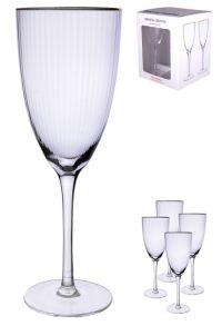 Миниатюра: Набор фужеров 4шт 400мл стекло под хрусталь