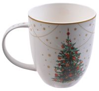 Миниатюра: Кружка 420мл Новогоднее волшебство фарфор