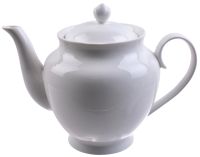 Миниатюра: Чайник заварочный 1000мл фарфор белый Annette