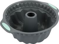 Миниатюра: Форма для выпечки силикон 24*10см, круглая, с ручками Кекс REGENT SILICONE