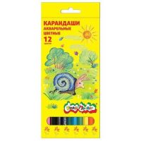 Миниатюра: Карандаши 12цв акварельные Каляка-Маляка