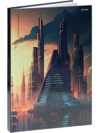 Миниатюра: Записная книжка А4 160л Проф-Пресс Высотки мегаполиса-1 тв. обл., глянц.лам