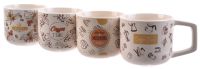 Миниатюра: Кружка 400мл фарфор микс