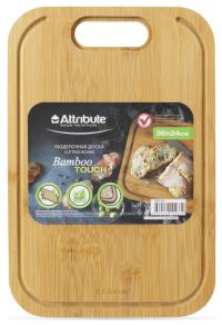 Миниатюра: Доска разделочная бамбук 36*24*1,5см BAMBOO TOUCH