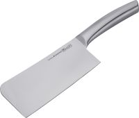 Миниатюра: Нож-топорик нерж. 17см (L300мм с ручкой), литой, нерж. ручка Regent ROMANO