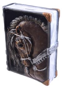 Миниатюра: Копилка Книга с конем 21см @